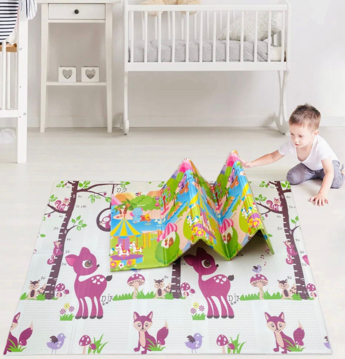 Kids PLAYMAT Reversible Foldable Solitaire Home Elegance