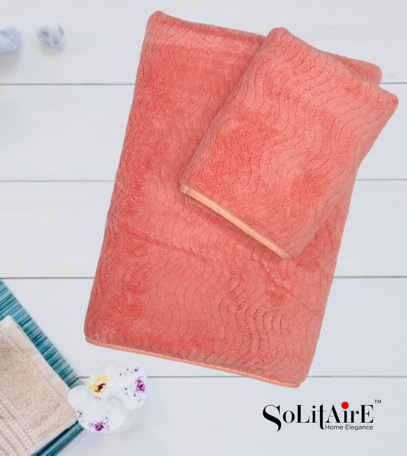 MICROFIBER TOWEL Super-Soft, Highly-Absorbent (BATH & HAND TOWEL)