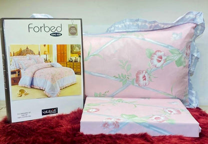 FORBED KING Bedsheet (with Frill Pillows)