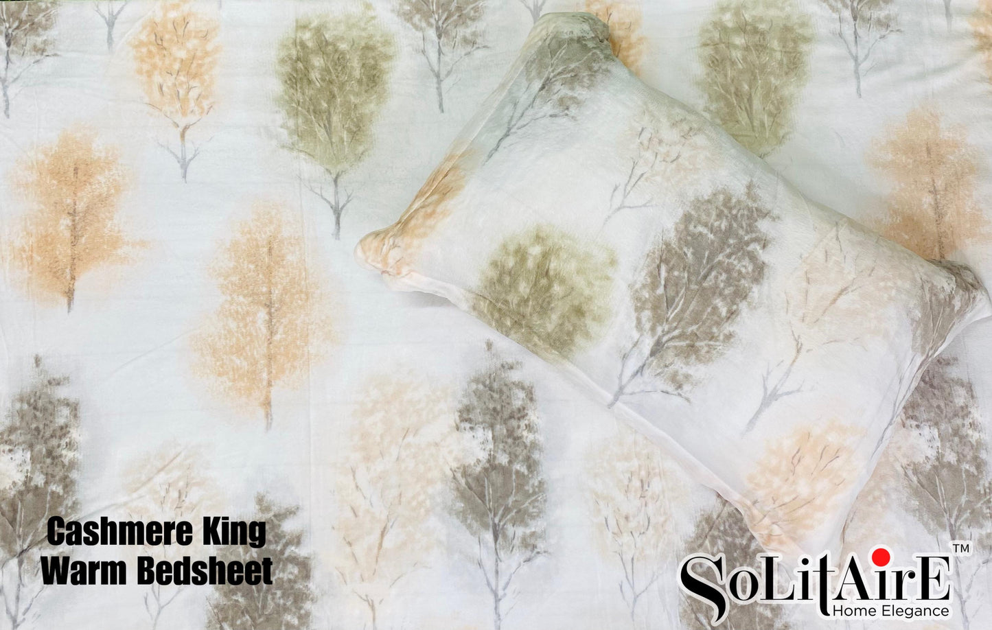 CASHMERE KING (Warm Winter Bedsheet Set)