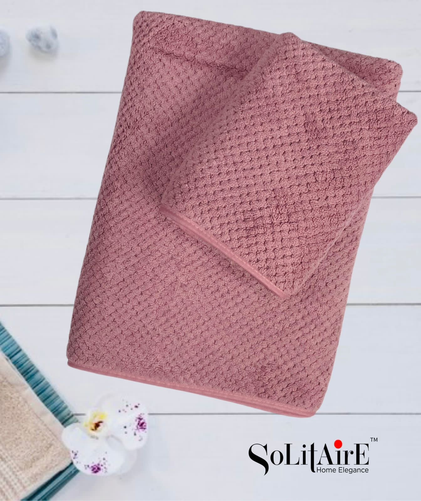 MICROFIBER TOWEL Super-Soft, Highly-Absorbent (BATH & HAND TOWEL)