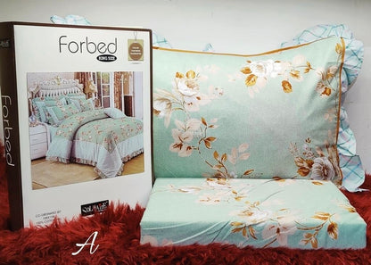 FORBED KING Bedsheet (with Frill Pillows)