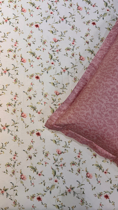 FLEUR KING COTTON BEDSHEET