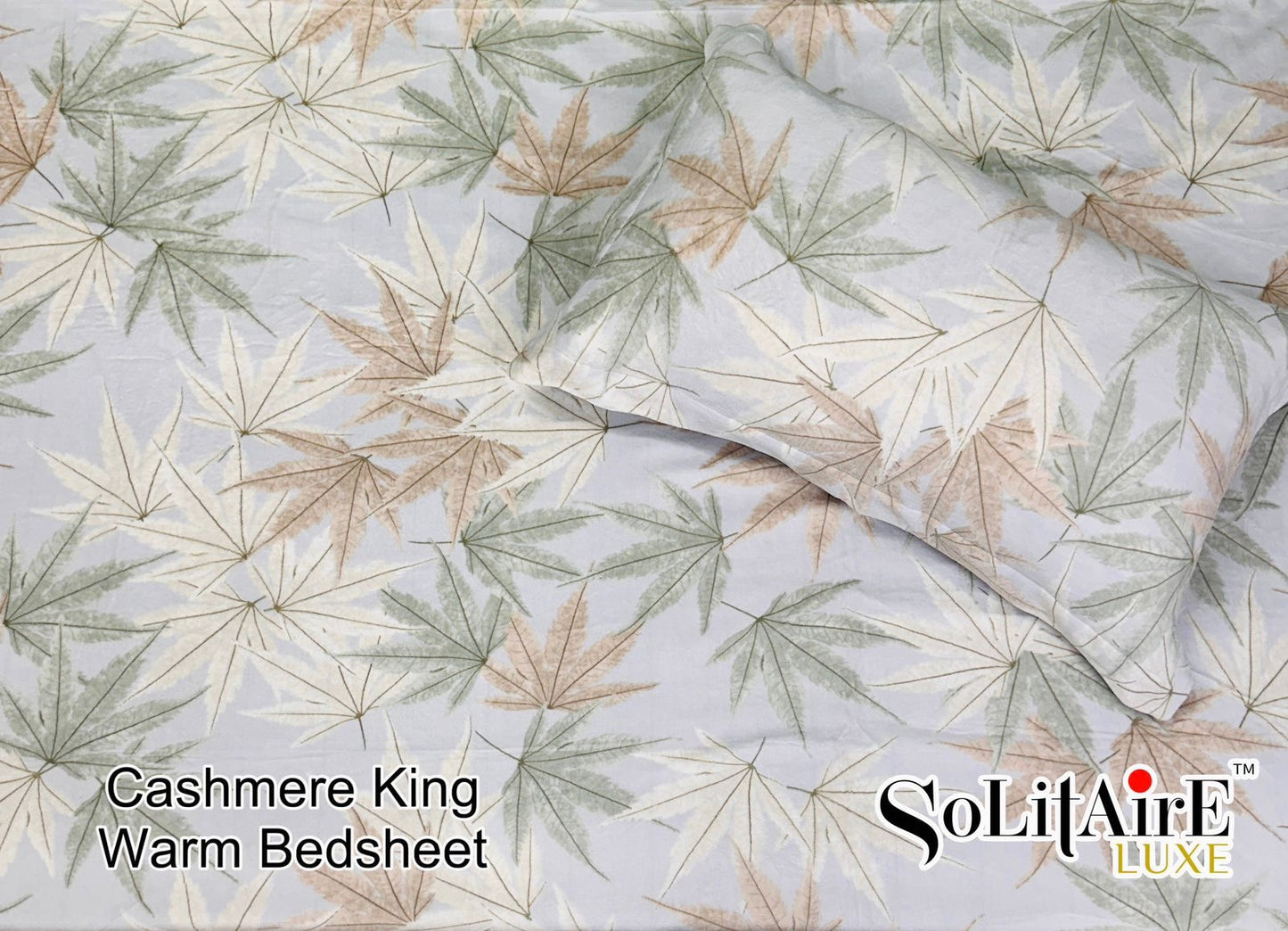 CASHMERE KING (Warm Winter Bedsheet Set)