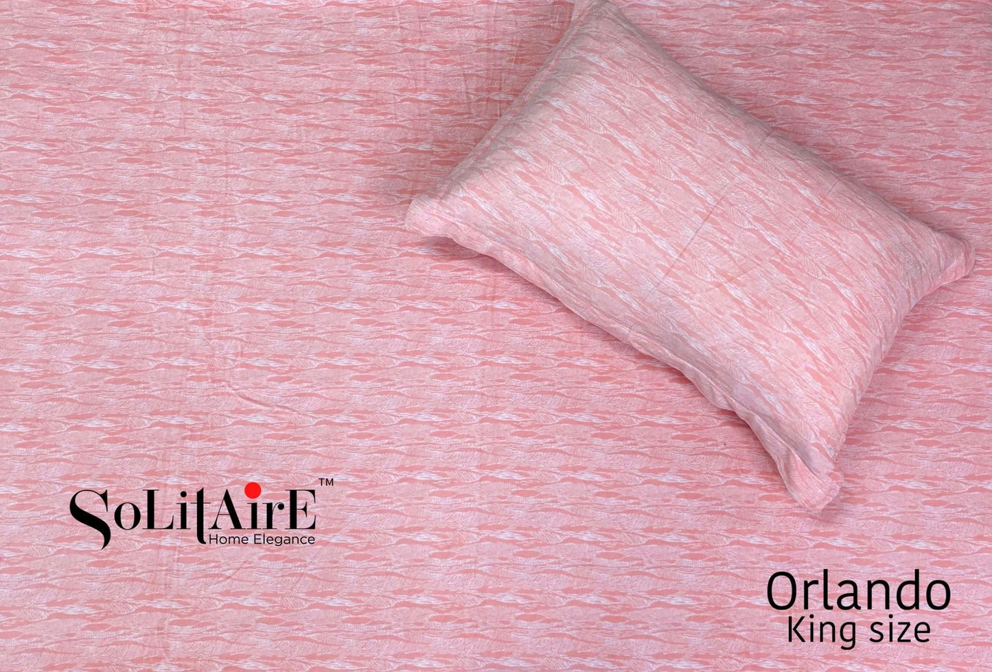 ORLANDO KING (Warm Winter Bedsheet Set) (Pink)