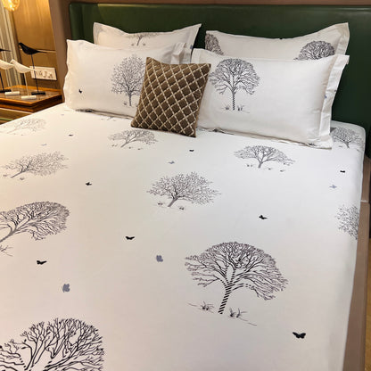 WHITE RIVER KING-SIZE COTTON BEDSHEET