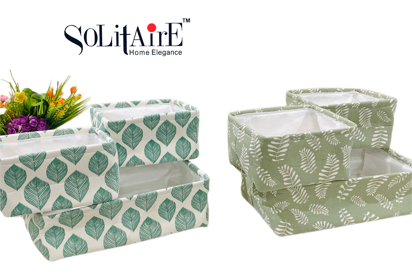 Digital Print Storage Basket Set (3 Pcs.)