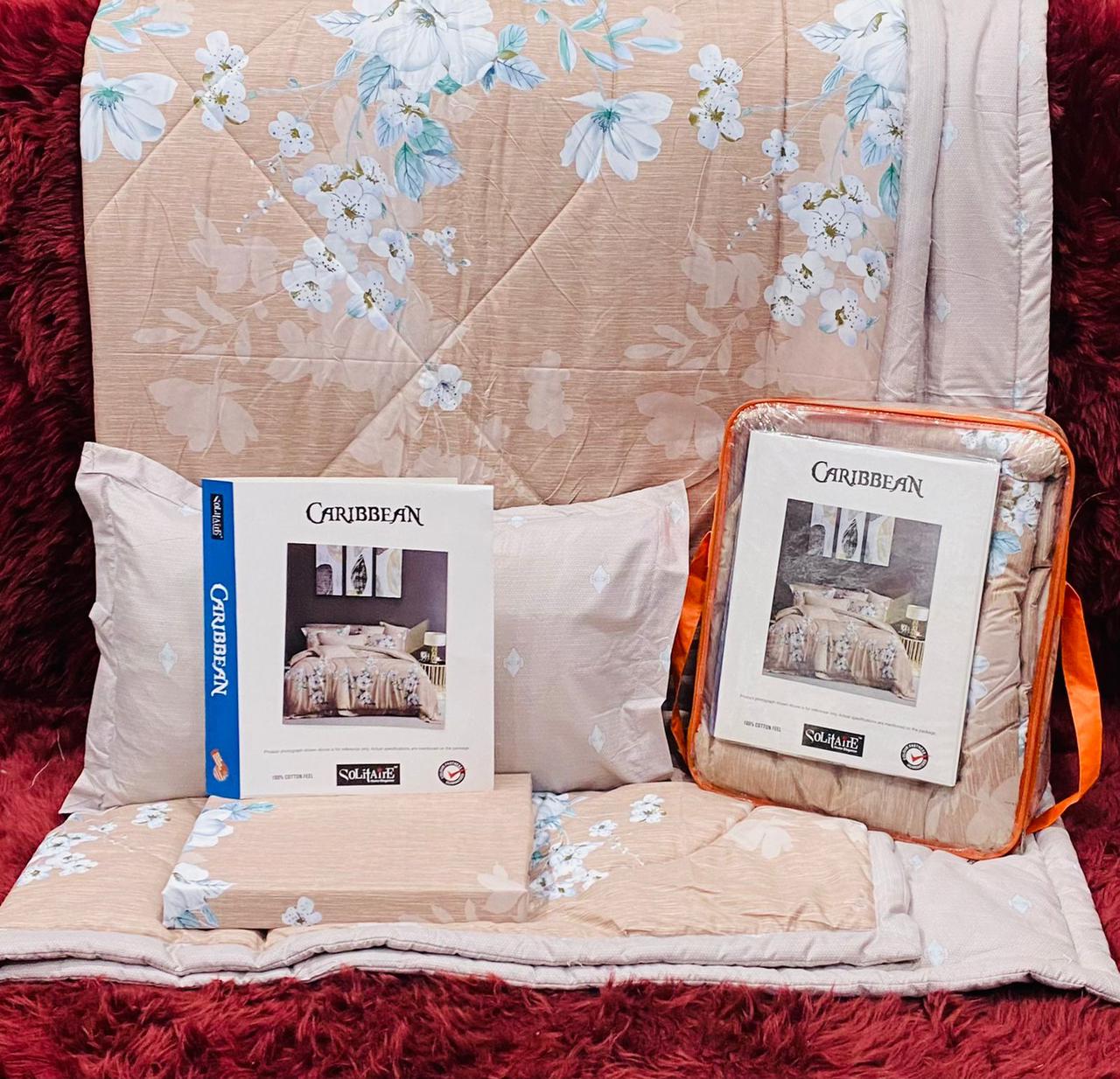 Bed in a Bag Bedsheet Comforter Pillow Covers Solitaire Home Elegance